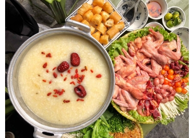 Lẩu cháo chim câu