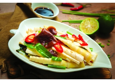 Măng trúc xào tỏi