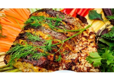 Cá trắm Nướng/Hấp riềng mẻ