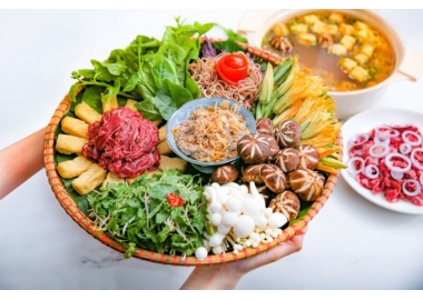 Lẩu riêu cua bắp bò